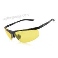Duco Night-vision Glasses For Headlight Polarized Driving Glasses 8125 (Black Frame Yellow Lens) - B00UGZFTZA