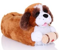 Snuggles Clothing Ladies Cosy Novelty 3D Animal Slippers - B01LZZQVHC