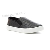 Lilley Womens Snake Print Slip On Pump in Black - B074X5JYHW