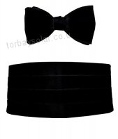 Remo Sartori Made in Italy Men's Cummerbund Tuxedo Belt & BowTie Set Velvet - B077SXBBVF Remo Sartori Made in Italy Men's Cummerbund Tuxedo Belt & BowTie Set Velvet - B077SXBBVF