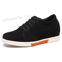 CHAMARIPA Elevator Shoes Mens High Heel Shoes Sneakers height Increasing Shoes Make You Taller 2.95 inches-K70M83-1 - B01N9RE59I